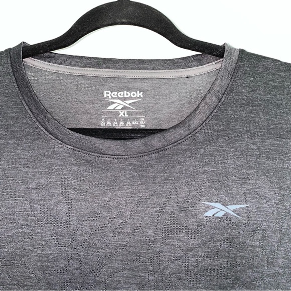 Charcoal Reebok Speedwick Athletic Shirt - Picture 4 of 10
